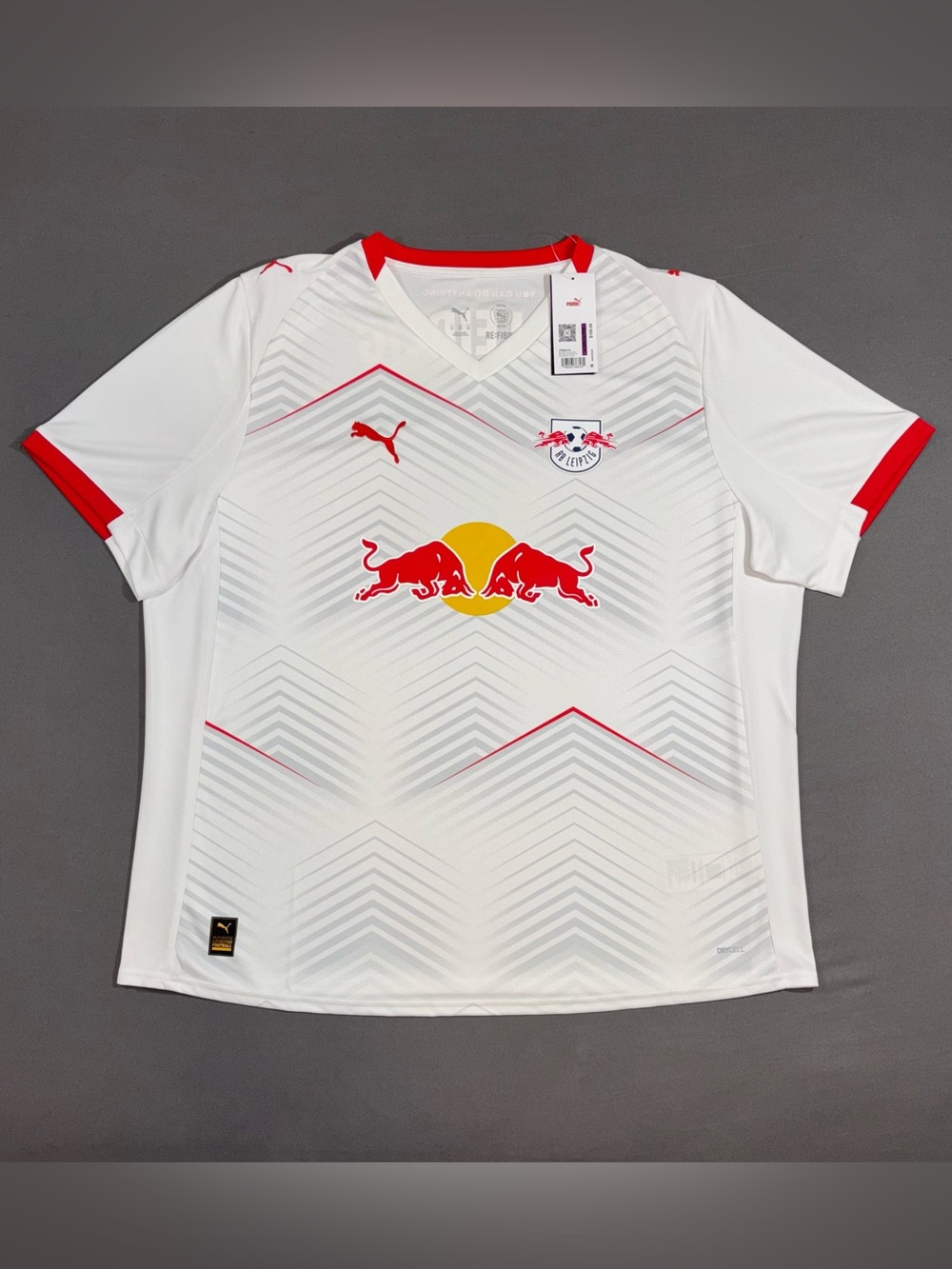 Men’s Puma RB Leipzig Soccer Jersey White Size 2XL